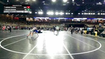 126 lbs Champ. Round 1 - Nolan Barton, Nolensville High School vs Adrian Zapata, Woodland, Cartersville