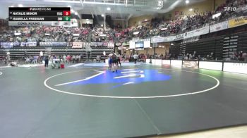 235 lbs Cons. Round 1 - Natalie Minor, Fredonia Hs vs Isabella Freeman, St.Marys Hs