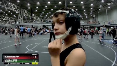 72 lbs Placement (4 Team) - Lincoln Rose, Thunderstruck vs Noah Almedina, Mat Assassins Red