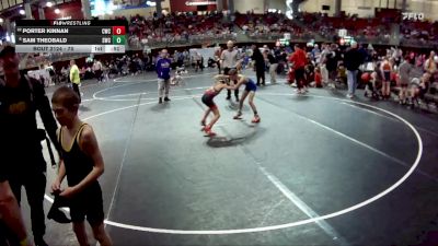 70 lbs Cons. Round 1 - Porter Kinnan, Cozad Wrestling Club vs Sam Theobald, Seward Wrestling Club