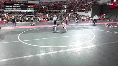 84 lbs Champ. Round 1 - Hunter Roberts, BYA Wrestling vs Carter McElrath, Maverick Training Center