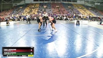 174 lbs Quarters & 1st Wb (16 Team) - Trey Sizemore, Indianapolis vs Fabian Chavez, West Liberty