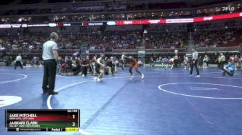 3A-144 lbs Champ. Round 2 - Jake Mitchell, Iowa City, City High vs JahKari Clark, Valley, West Des Moines