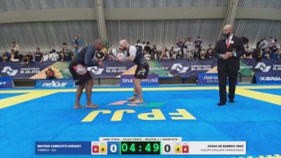 JONAS DE BARROS CRUZ vs MATEUS CAMILOTTI GUIGUET 2026 FPJJ Circuito Paulista NO GI Etapa 3