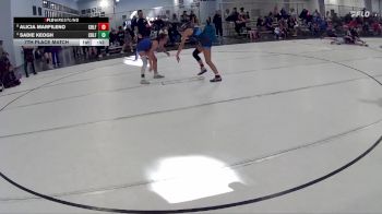 110 lbs 7th Place Match - Sadie Keogh, West Holt vs Alicia Marfileno, Kearney Girls