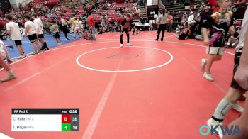 56 lbs Rr Rnd 2 - Billy Roberts, Untouchables 14U vs Ty Cox, Brawlers