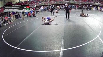 101 lbs 5th Place Match - Amaya Eppenbach, Hawks Wrestling Club (Lincoln) - Girls vs Samiya Hammerlun, O`Neill Leprechaun Wrestling
