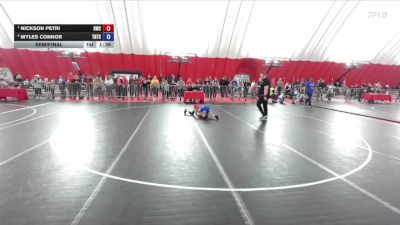 74 lbs Semifinal - Nickson Petri, Hartford Wrestling Club vs Myles Connor, Team Nazar Training Center