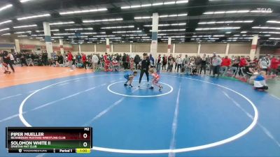 60-60 lbs Round 2 - Piper Mueller, Richardson Mustang Wrestling CLub vs Solomon White Ii, Spartan Mat Club