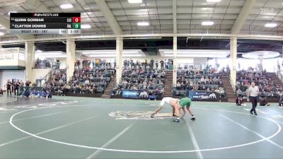 197 lbs Cons. Round 2 - Quinn Gorman, Lake Erie vs Clayton Downs, Salem