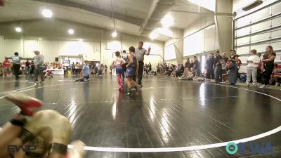 52 lbs Semifinal - Boston Kinder, Nixa Youth Wrestling vs Kingston Warrior, Wagoner Takedown Club