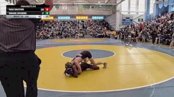 120 lbs Champ. Round 1 - Haji Saccoh, Christiana H S vs Drake Rogers, Sussex Tech H S