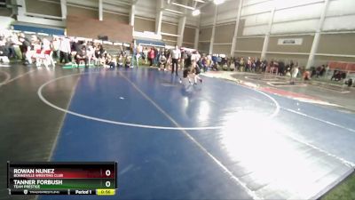 57 lbs Cons. Round 2 - Rowan Nunez, Bonneville Wresting Club vs Tanner Forbush, Team Prestige