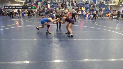 142 lbs Consy 3 - Haley Leiendecker, Plum vs Alisa-Marie Yauger, Connellsville