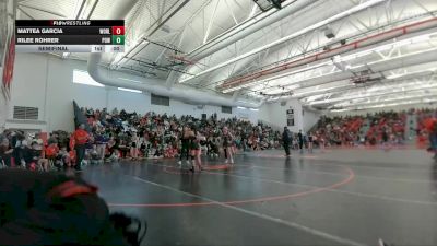 97-120 lbs Semifinal - Rilee Rohrer, Powell Middle School vs Mattea Garcia, Worland Middle School
