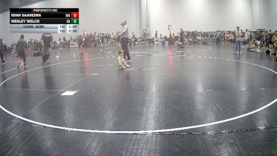 40 lbs Cons. Semi - Wesley Welch, Blackhive vs Isiah Saavedra, Top Rank Hammers