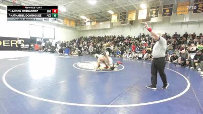 175 lbs Champ. Round 1 - Nathaniel Dominguez, Pacifica/Oxnard vs Landon Hernandez, Santiago (Corona)