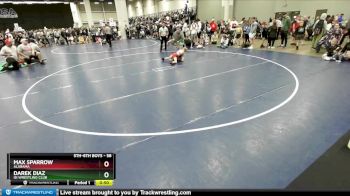 58 lbs 7th Place Match - Max Sparrow, Alabama vs Darek Diaz, ISI Wrestling Club