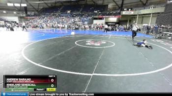 63 lbs Semifinal - Andrew Barajas, Scrap Yard Garage Wrestling vs Kneeland Senescall, Big Cat Wrestling Club