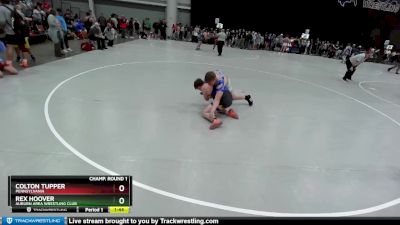 215 lbs Champ. Round 1 - Rex Hoover, Auburn Area Wrestling Club vs Colton Tupper, Pennsylvania