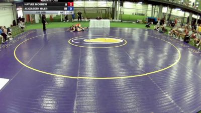 155 lbs Haylee McGrew, Iowa vs Alyzabeth Hiler, Minnesota