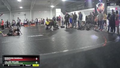 95 lbs Round 2 - Calvin McLain, Summerville Takedown Club vs Donovan Randall, Valhalla