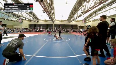 68 lbs Rr Rnd 3 - Colt Hambrecht, Apex K3 vs Christian Cartella, Kingsway K-3