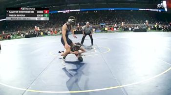 D2-113 lbs 5th Place Match - Sawyer Stephenson, Vicksburg HS vs Ruben Rivera, John Glenn HS (Bay City)