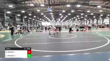 120 lbs Consi Of 16 #1 - Brody Gobbell, TN vs James Chaplick, ME