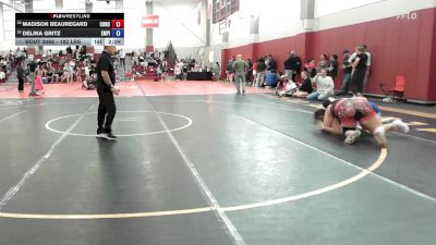 182 lbs Rr Rnd 1 - Madison Beauregard, Concord High School vs Delina Gritz, Empire Girls Wrestling