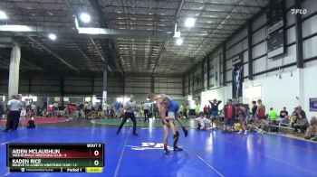 132 lbs Round 3 (3 Team) - Kaden Rice, BELIEVE TO ACHIEVE WRESTLING CLUB vs Aiden Mclaughlin, WILD BUFFALO WRESTLING CLUB