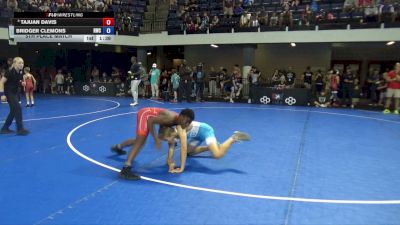 110 lbs 5th Place Match - Tajuan Davis vs Bridger Clemons, Richmond Wrestling Club
