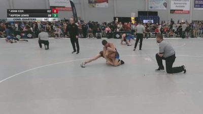126 lbs Cons. Quarters - John Cox, Victory vs Kipton Lewis, Immortal Athletics WC