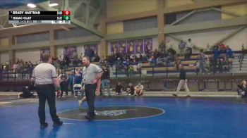 285 lbs 1st Place Match - Isaac Clay, Cheyenne East vs Brady Hartman, Sheridan