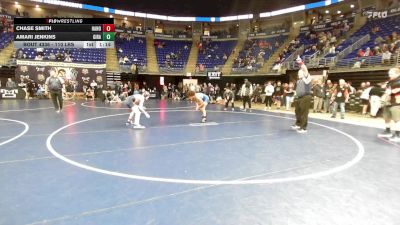 110 lbs 5th Place - Chase Smith, Hanover Area vs Amari Jenkins, Girard