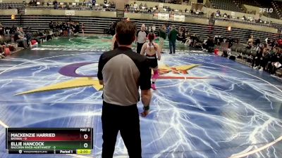 130 lbs Round 2 (4 Team) - Ellie Hancock, Raccoon River-Northwest vs Mackenzie Harried, Batavia