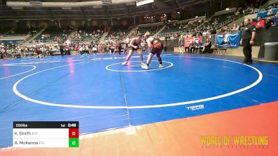 200 lbs Consi Of 4 - Kaleb Smith, Tulsa Blue T Panthers vs Asher McKenna, 2TG