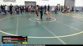 117 lbs Round 1 - Carter Day, Juneau Youth Wrestling Club Inc. vs Logan Beck, Valdez Youth Wrestling Club Inc.