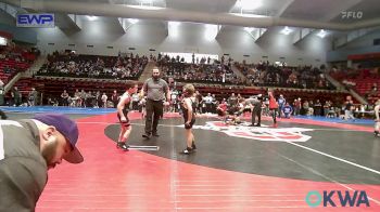 49 lbs Consi Of 16 #2 - Dean Mote, Skiatook Youth Wrestling vs Adrien Hickman, Bristow Youth Wrestling