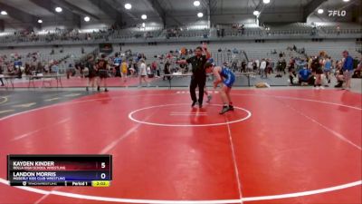 157 lbs Cons. Round 4 - Kayden Kinder, Rolla High School Wrestling vs Landon Morris, Moberly Kids Club Wrestling