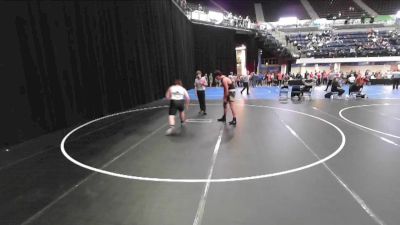 7th - 8th grade - 218 Champ. Round 2 - Ryne Dobson, Moen Wrestling Academy vs Luke Devery, Iowa