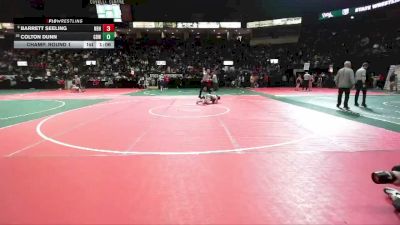 85 lbs Champ. Round 1 - Colton Dunn, GBW1 vs Barrett Seeling, NBHA