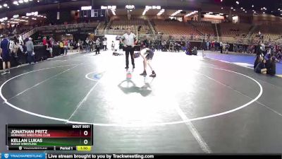 90 lbs Quarterfinal - Kellan Lukas, Rogue Wrestling vs Jonathan Pritz, Hernando Wrestling Club