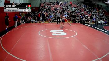 145 lbs Cons. Round 3 - Marcus Meredith, Corry Area Hs vs Carter Bizup, Ligonier Valley Hs