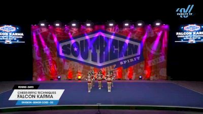 Cheer-riffic Techniques - Falcon Karma [2025 L4 Senior Coed - D2 Day3] 2025 Cheer Power Southern Nationals