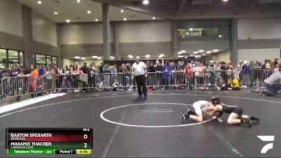 70 lbs Semifinal - Daxton Spexarth, Brawlers vs Maxamis Thacher, Lawrence Elite