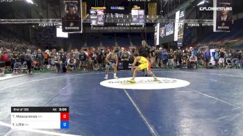 113 lbs Rnd Of 128 - Tristan Mascarenas, New Mexico vs Yusief Lillie, Washington