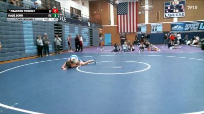 144 lbs Cons. Round 5 - Kale Zorn, Fremont vs Braxton Trimble, West Field