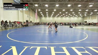 113 lbs Consi Of 64 #2 - Zane Shama, NJ vs Ethan Melendez, CT