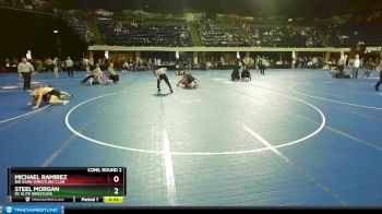 160 lbs Cons. Round 2 - Michael Ramirez, Big Game Wrestling Club vs Steel Morgan, DC Elite Wrestling